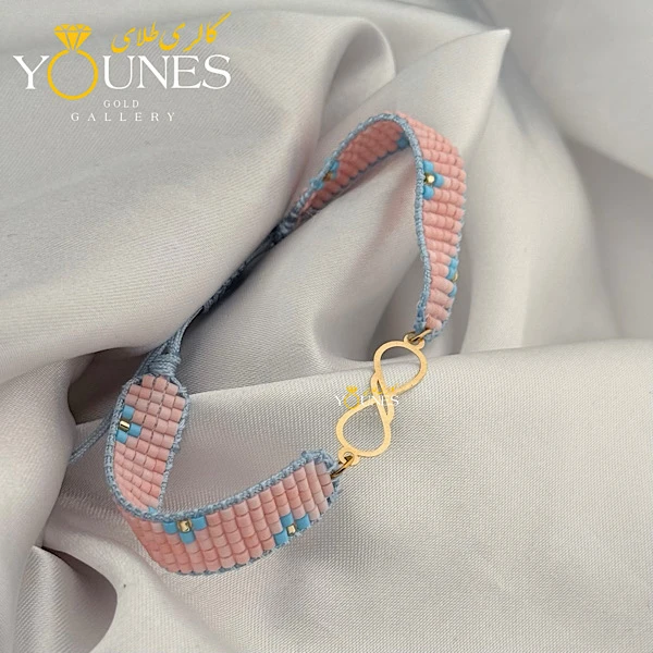 دستبند میوکی بینهایت خطی طلا